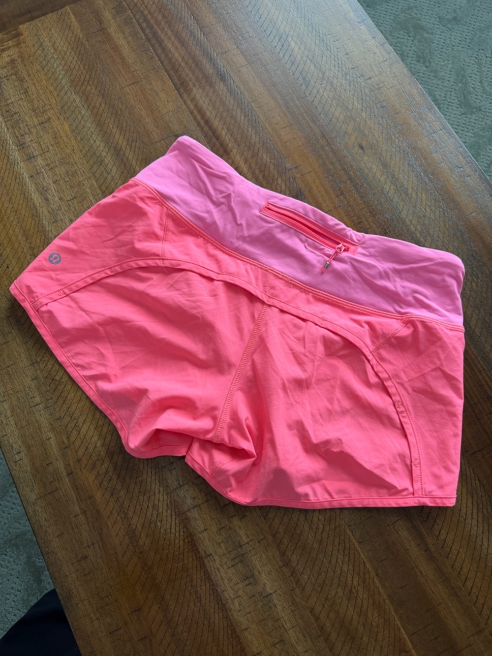lululemon athletica Two-Tone Pink Athletic Shorts